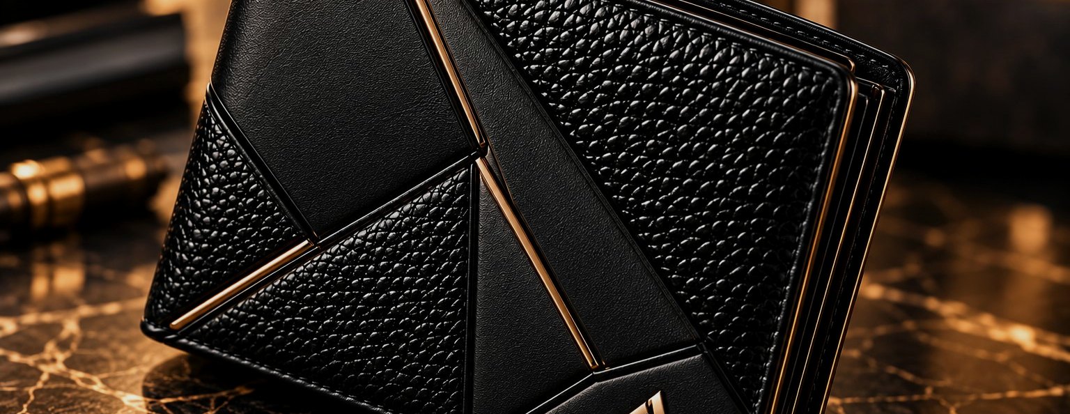 AIVOR ONE concept render on a gold-veined surface.